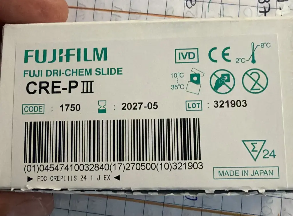 CREATININA FUJIFILM C/24