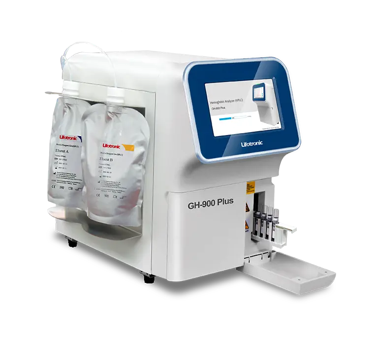 EQUIPO ANALIZADOR DE HEMOGLOBINA GLICADA GH 900 PLUS LIFOTRONIC