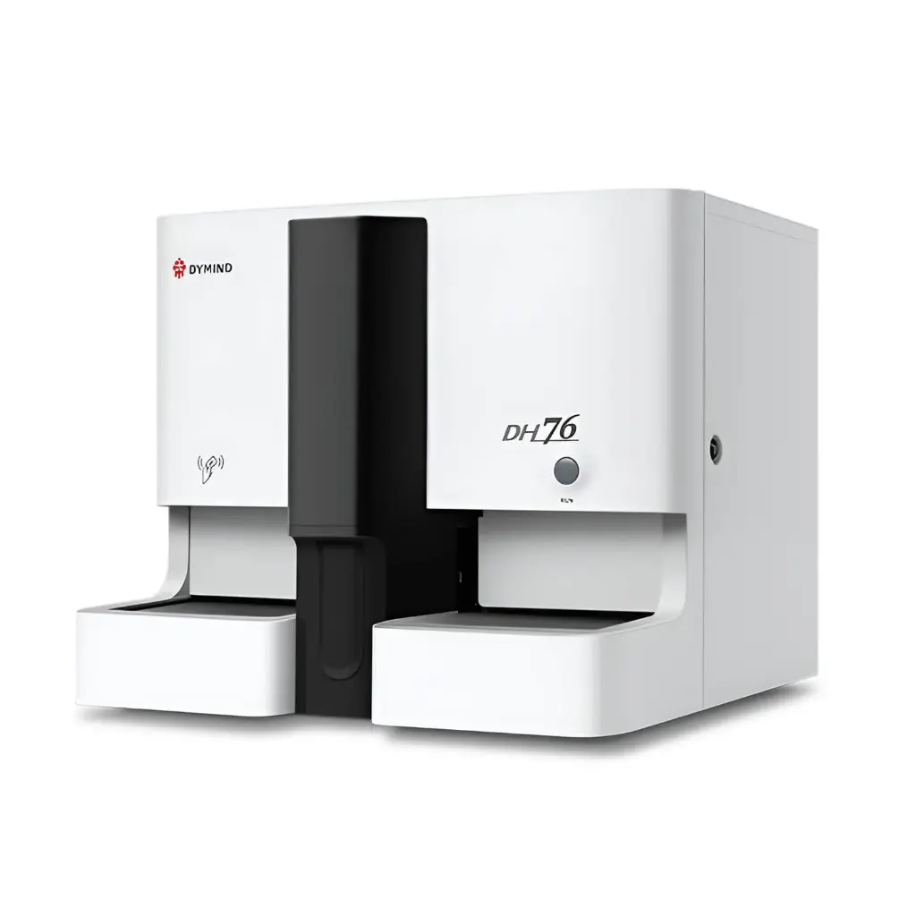 EQUIPO SEMINUEVO DE HEMATOLOGIA AUTOMATIZADO DE 5 PARTES CON AUTOCARGADOR DYMIND DH76